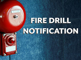  Fire Drill Notification 